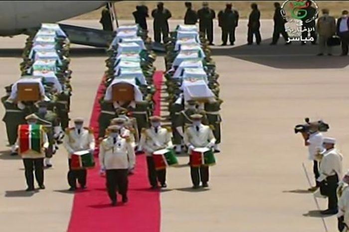 Algeria receives with full honours the skulls of 24 resistance fighters decapitated during French colonial rule that were held in storage in a Paris museum