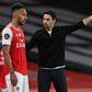 Mikel Arteta warned of the 'enormous gap' that exists between Liverpool and his Arsenal side
