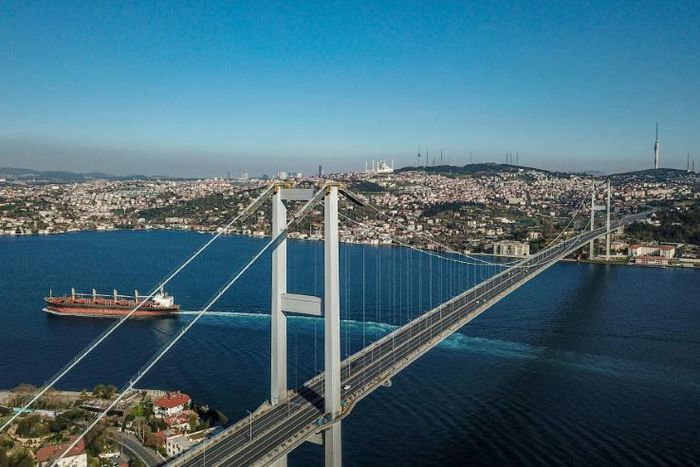 The water off Istanbul is abnormally tranquil due to coronavirus restrictions