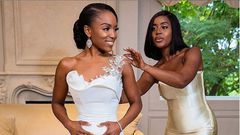 Bride and her maid