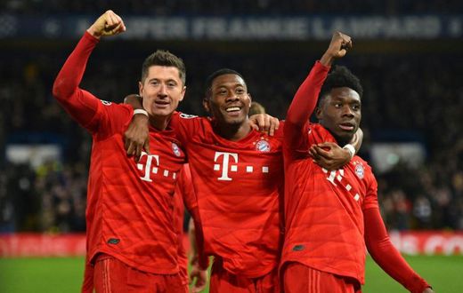 Bayern Munich stars (from left) Robert Lewandowski, David Alaba and Alphonso Davies are ones to watch against FC Union on Sunday in Berlin