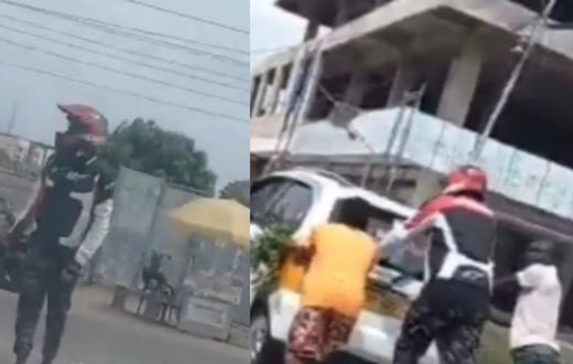 VIDEO: John Dumelo spotted directing traffic at East Legon