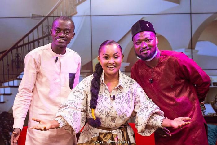 Lil Win, Nana Ama McBrown and Funny Face