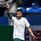 Midfielder Leonardo Bittencourt celebrates scoring Werder Bremen's winner at Schalke which boosts their survial hopes.