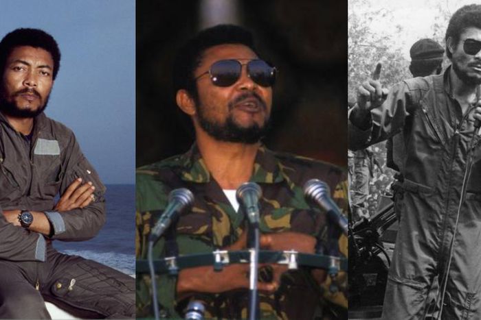 Jerry John Rawlings as soldier