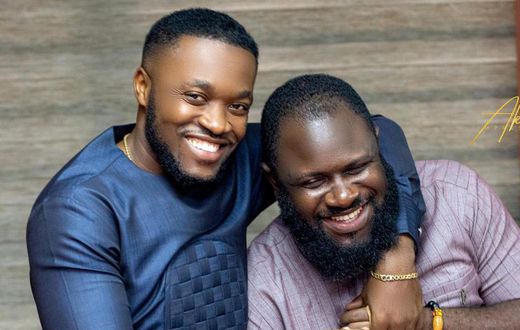 Kennedy Osei and the late Kwadwo Wiafe
