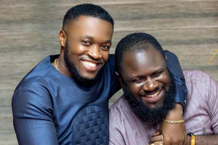 Kennedy Osei and the late Kwadwo Wiafe