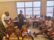 Nana B visits some schools in the Ashanti region
