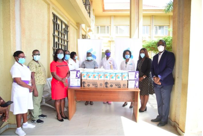 LEKMA Hospital receives PPEs donation from Standard Chartered Bank
