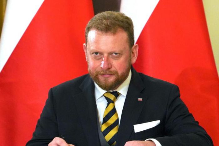 "One option would be to put this whole issue on hold for two years and really deal with the epidemic," said Minister Lukasz Szumowski (pictured November 2019)