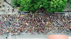 The Risk of Getting COVID-19 at a Protest