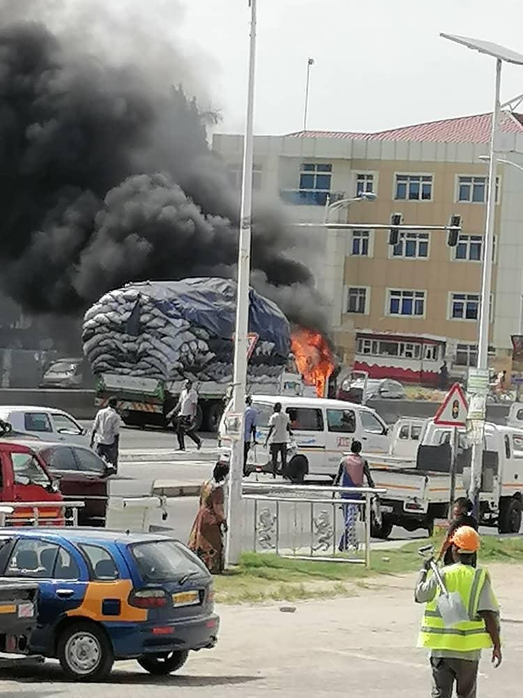 Melcom staff fight fire outbreak at Achimota