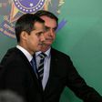 Brazil's President Jair Bolsonaro (right) supports the claim of Venezuelan opposition leader and self-declared acting president Juan Guaido