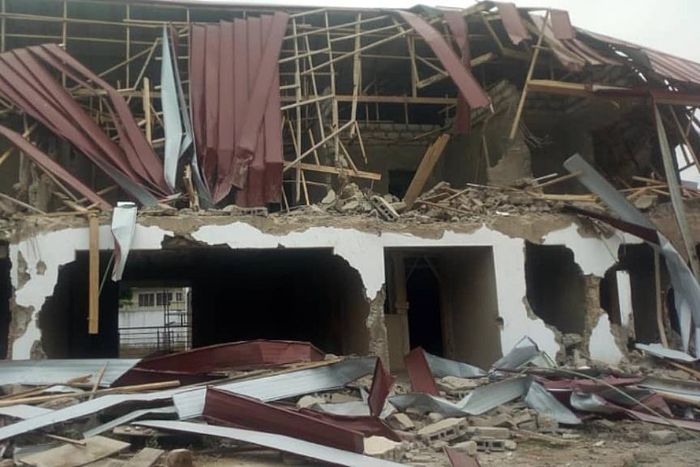 Demolished Nigerian High Commission