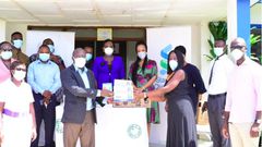 Tema General Hospital receives PPEs from Standard Chartered