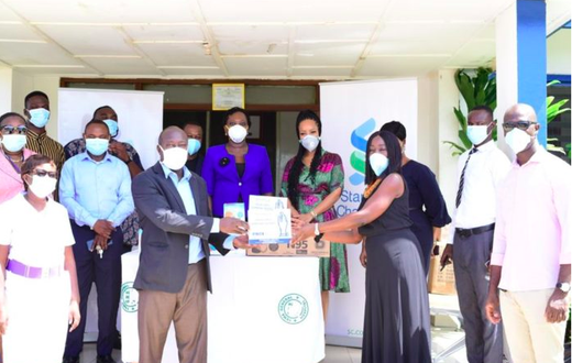 Tema General Hospital receives PPEs from Standard Chartered