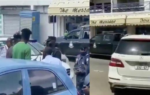 Shatta Wale sends policemen to retrieve his car from Joint 77