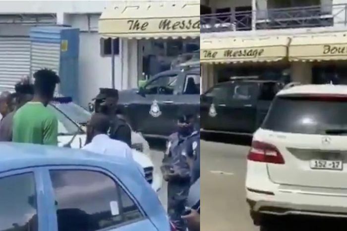 Shatta Wale sends policemen to retrieve his car from Joint 77