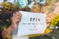Restaurant open only for takeout and delivery