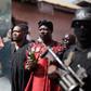PHOTOS: Police provide security as Akuapemhene is enstooled despite ban on public gathering