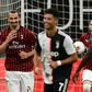 Zlatan Ibrahimovic shared a joke with Cristiano Ronaldo after scoring a penalty that helped AC Milan to a 4-2 win over Serie A leaders Juventus