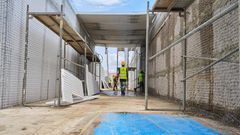 PHOTOS: Ghana’s first 100-bed COVID-19 Isolation Centre nears completion