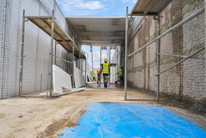 PHOTOS: Ghana’s first 100-bed COVID-19 Isolation Centre nears completion