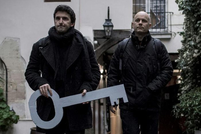 Francois Graner (right) first requested access to Mitterrand's documents in 2015