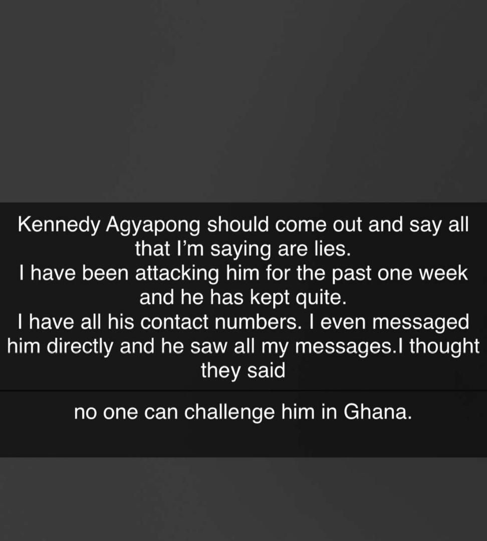 Ibrah One dares Kennedy Agyapong