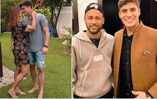 Neymar's mother and her boyfriend