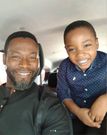 Adjetey Annan and his son