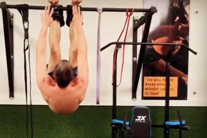 Bear Grylls Just Showed Off Serious Core Strength