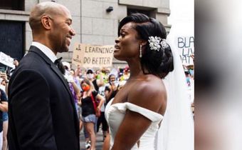 'Why We Had Our Wedding At A BLM Protest'