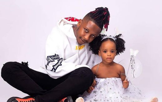 Kelvyn Boy and daughter Believe Brown