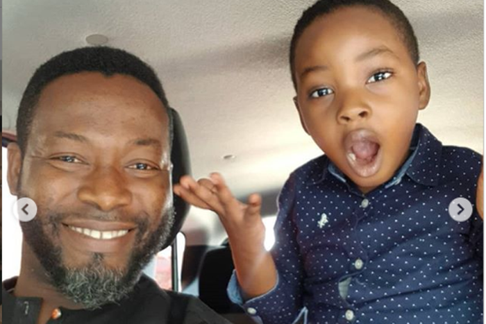 Adjetey Annan and his son
