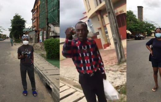 Pastor clashes with mini pant-wearing girls in the street, calls them daughters of Jezebel (video)