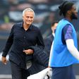 Tottenham manager Jose Mourinho celebrates his side's win against Arsenal