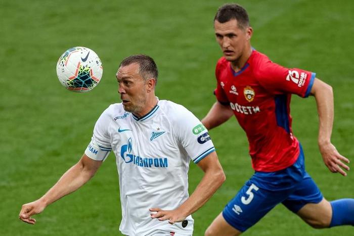 Zenit's Artem Dzyuba is the Russian Premier League's top scorer with 17 goals so far this season