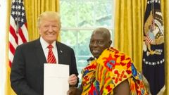 Baffour Adjei Bawuah, Ghana's ambassador to US and Donald Trump