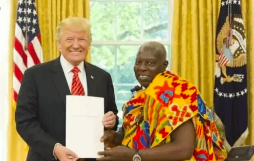 Baffour Adjei Bawuah, Ghana's ambassador to US and Donald Trump