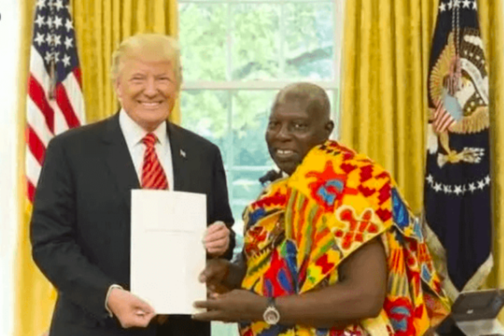 Baffour Adjei Bawuah, Ghana's ambassador to US and Donald Trump