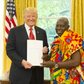 Baffour Adjei Bawuah, Ghana's ambassador to US and Donald Trump
