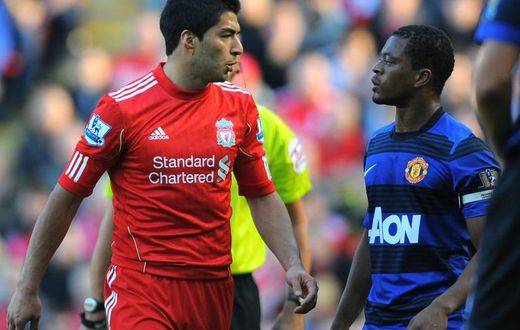 Suarez was banned for eight matches after the incident in 2011