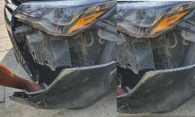 Remorseful Uber driver in tears as man whose car he crashed gives him money and asks him to go