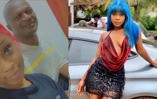 Efia Odo and father