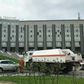 Images of aftermath after five die in fire at Russian coronavirus hospital