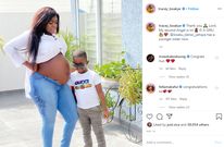 Tracey announced the birth of her second child