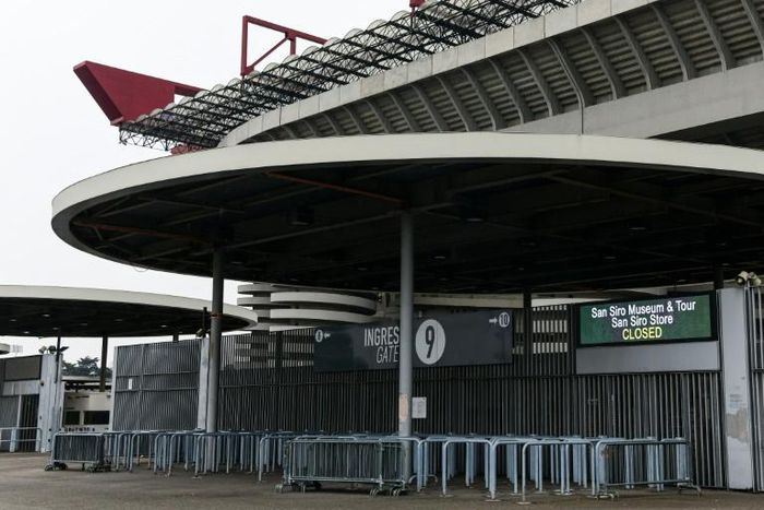 The San Siro Stadium in Milan has been closed for over two months.