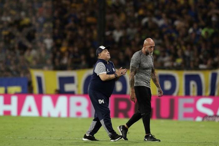 Argentina great Diego Maradona is the coach of Gimnasia