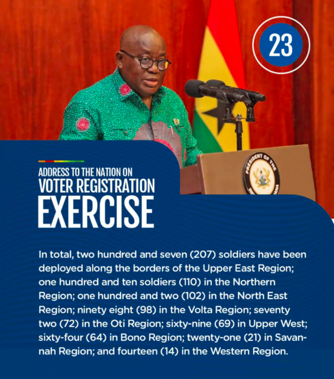 Deployment of security personnel